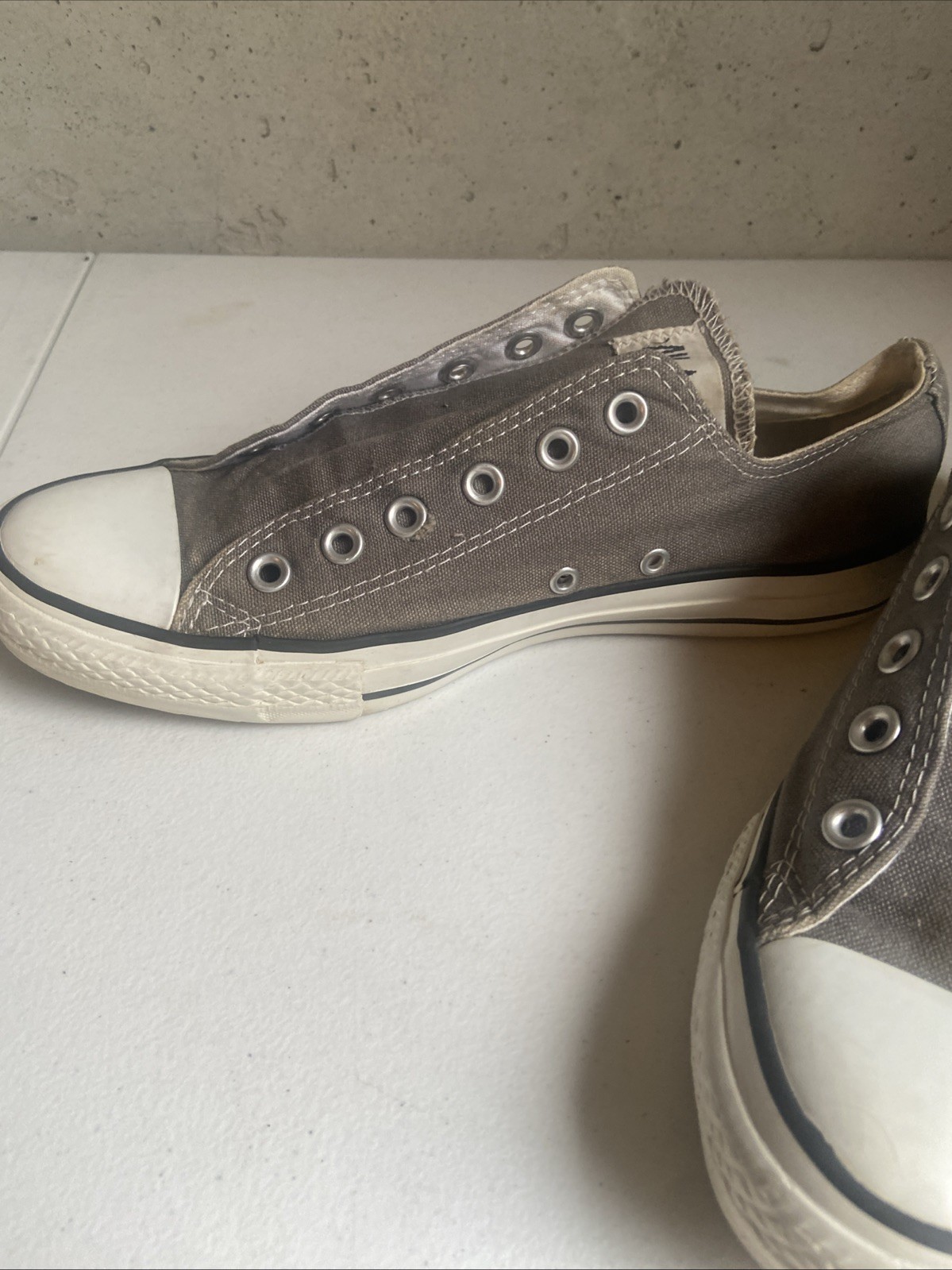 Grey Converse Chuck Taylor All Star Low Sneakers Women’s Size 10 or Men’s Size 8