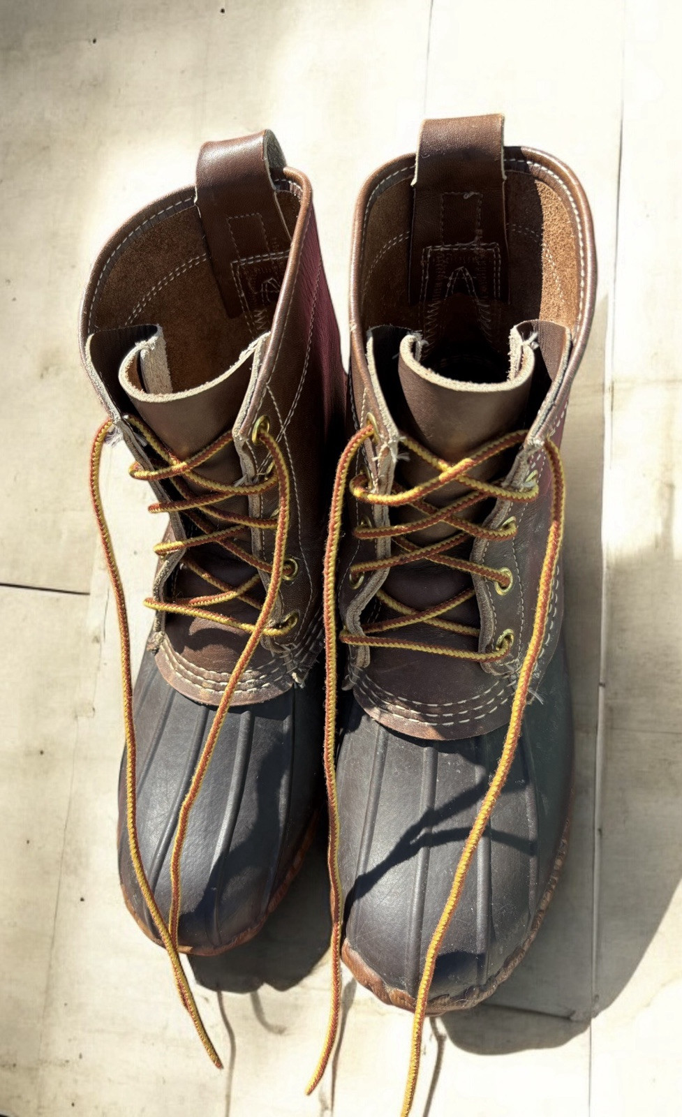 Vintage LL Bean Boots Womens 8M Maine Waterproof Hunting Shoe Duck Boot