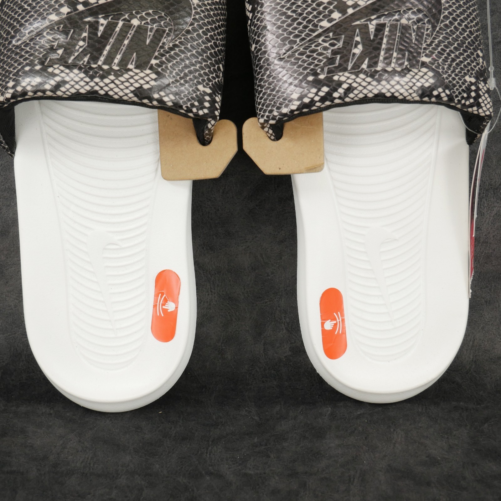 Nike Victori One Women’s Size 10 Sandals Slides Snake skin print CN9676-007 New