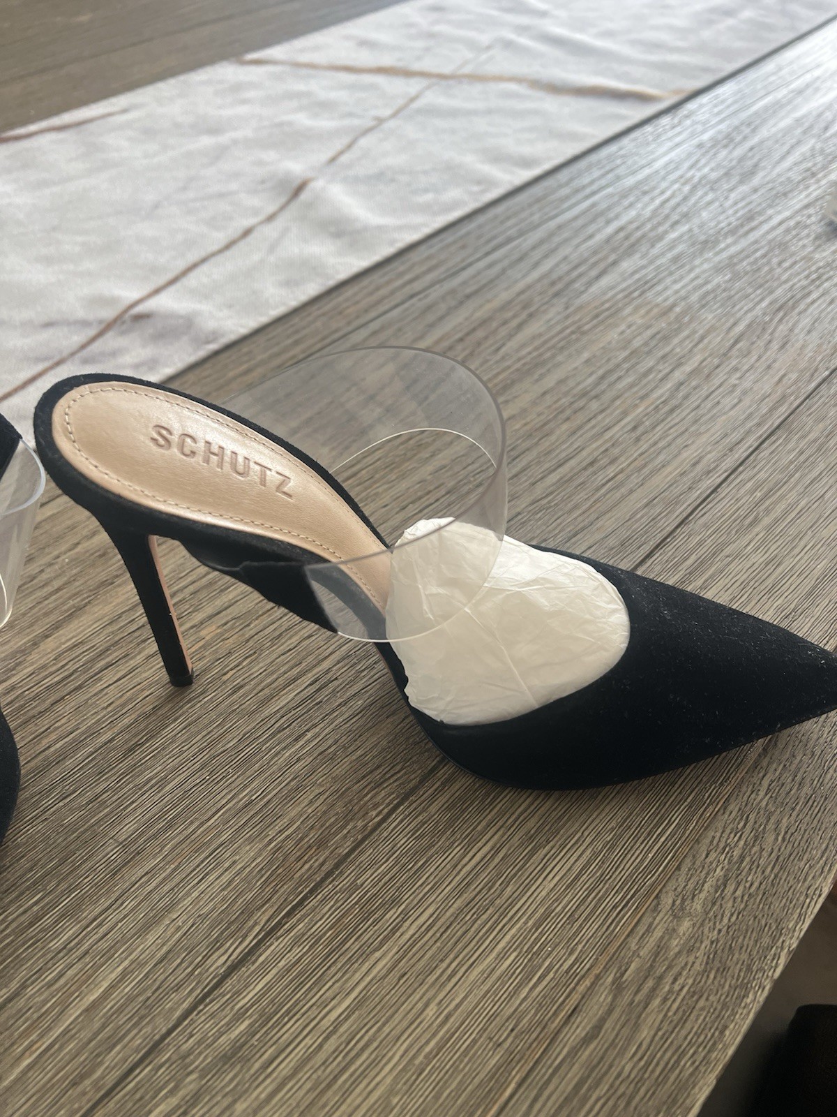 Schultz Sionne Mule Black Swade Woman’s Shoes