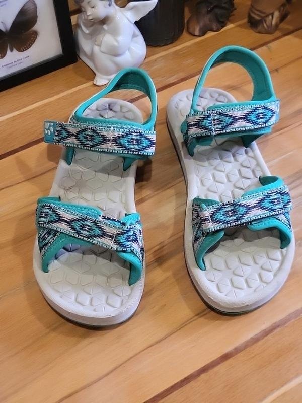 Women Jack Wolfskin sandals grey polyester 39