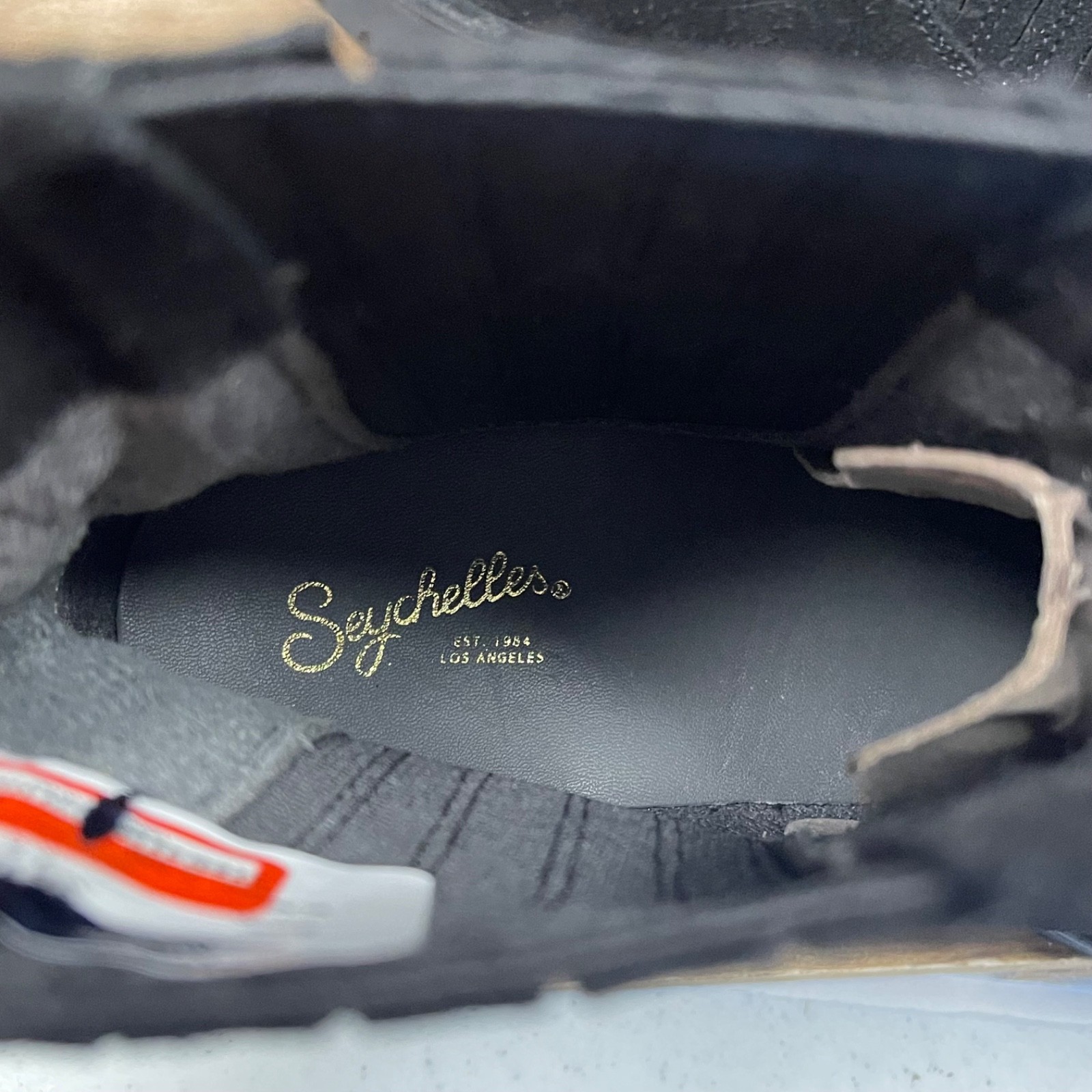 Seychelles Women’s Cashew Water Resistant Ankle Boots Size 7.5 Black Suede Lug
