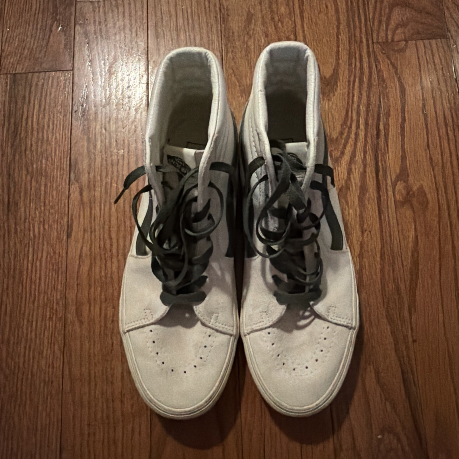 Vans Sk8-Hi Off-White/Olive Size 10 US Men’s