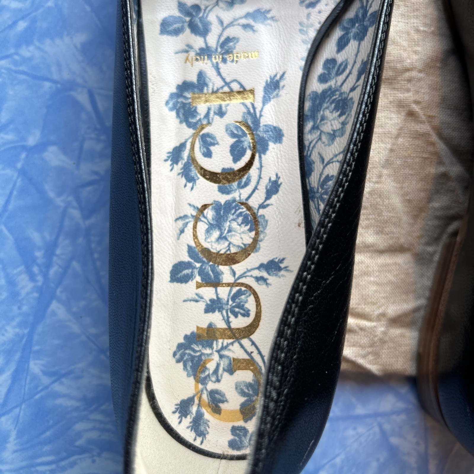 Gucci Ballet Slippers Black 371/2