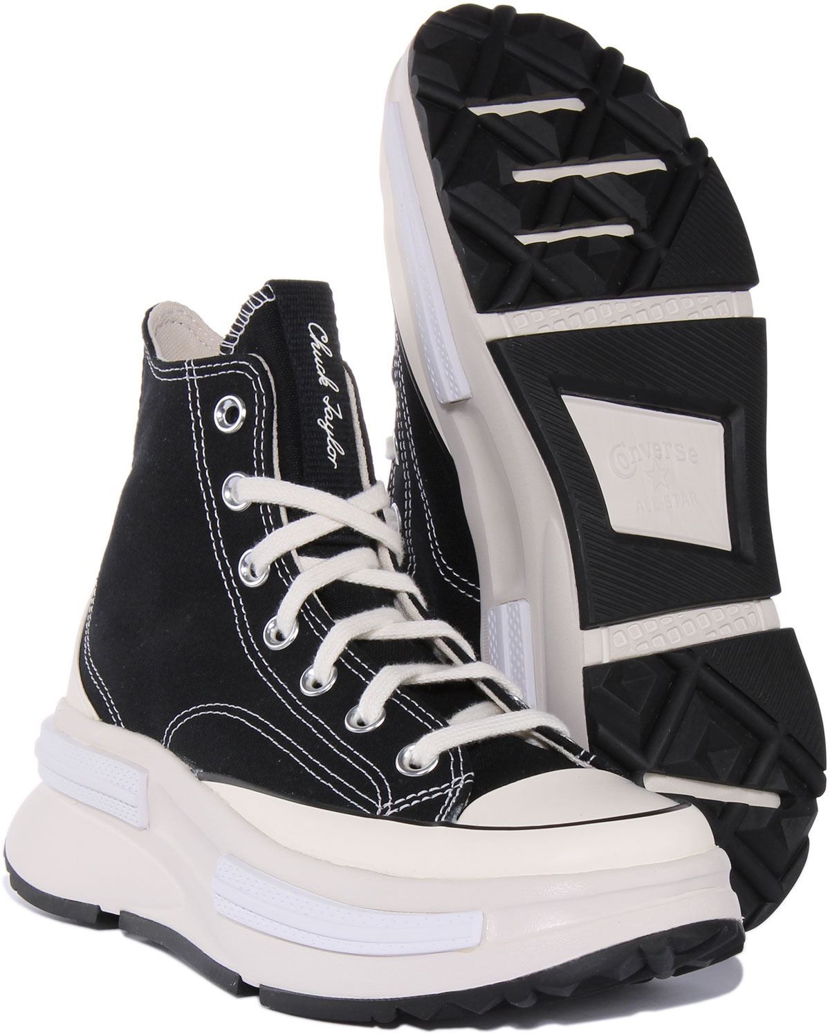Converse A00869C Run Star Legacy Cx Hi Womens Sneaker In Black White US 4 – 10