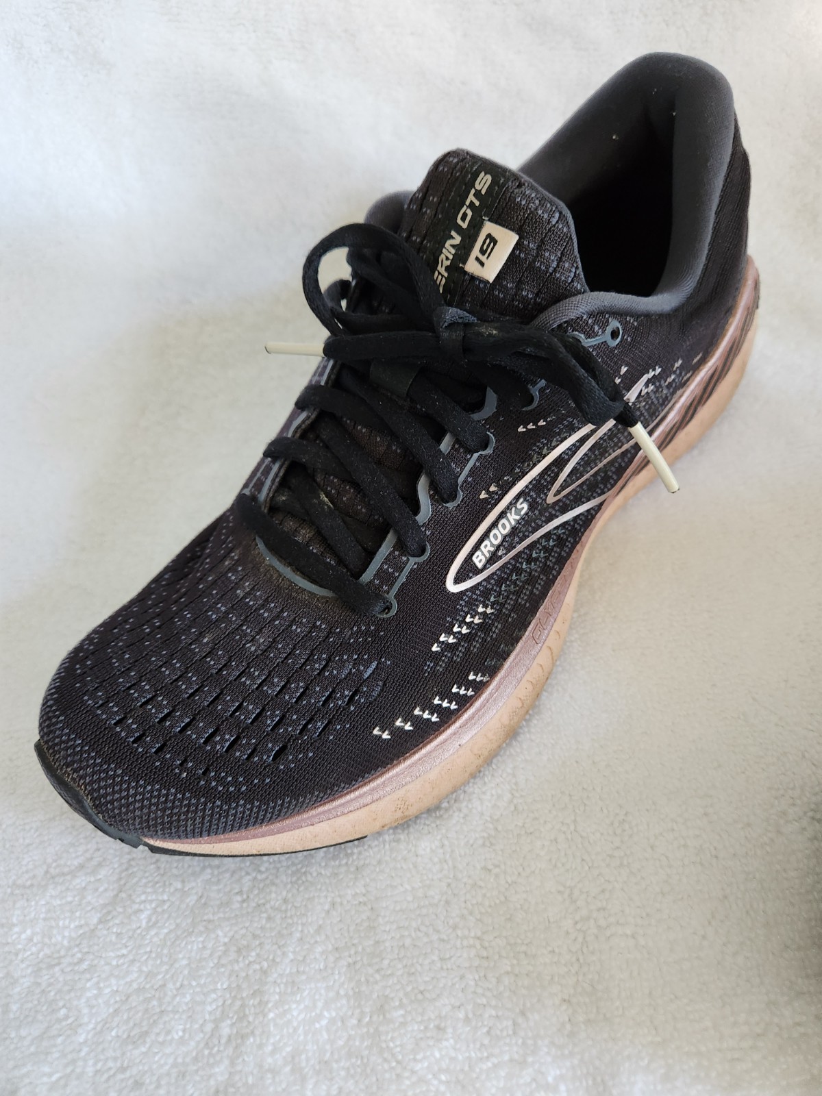 Brooks Women’s Glycerin GTS 19 1203441B074 Black Running Shoes Sneakers Size 9.5