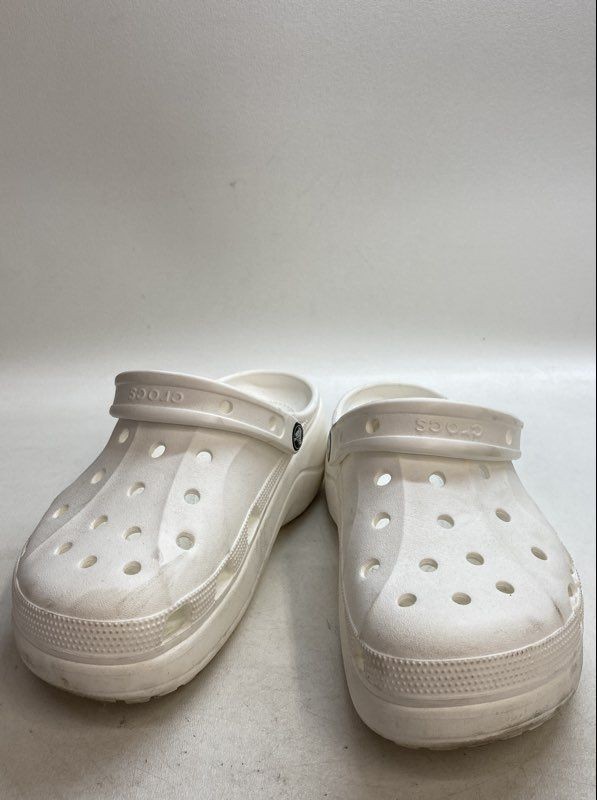 Crocs Baya Platform Clog White Women’s Size 10