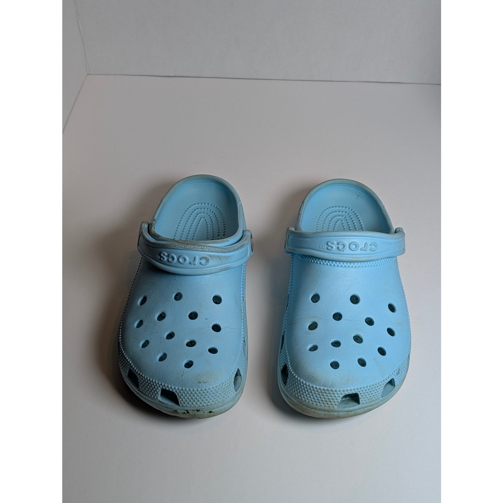 Crocs Classic Clog Womens 8 Light Sky Blue Water Slip On Sandals Shoes M6