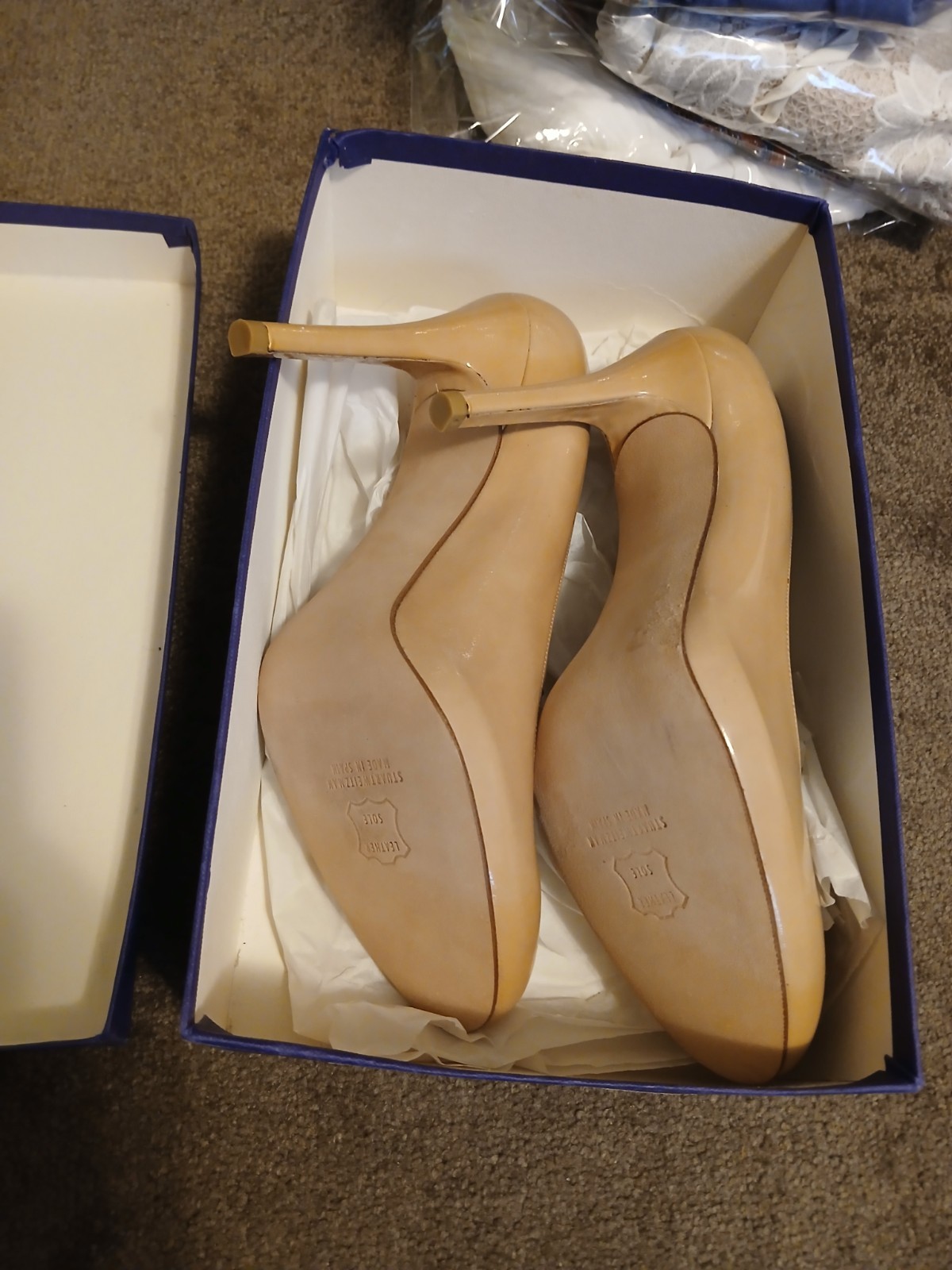 Stuart Weitzman Size 9 Madison Adobe Aniline MW78923 Womens High Heels Shoes