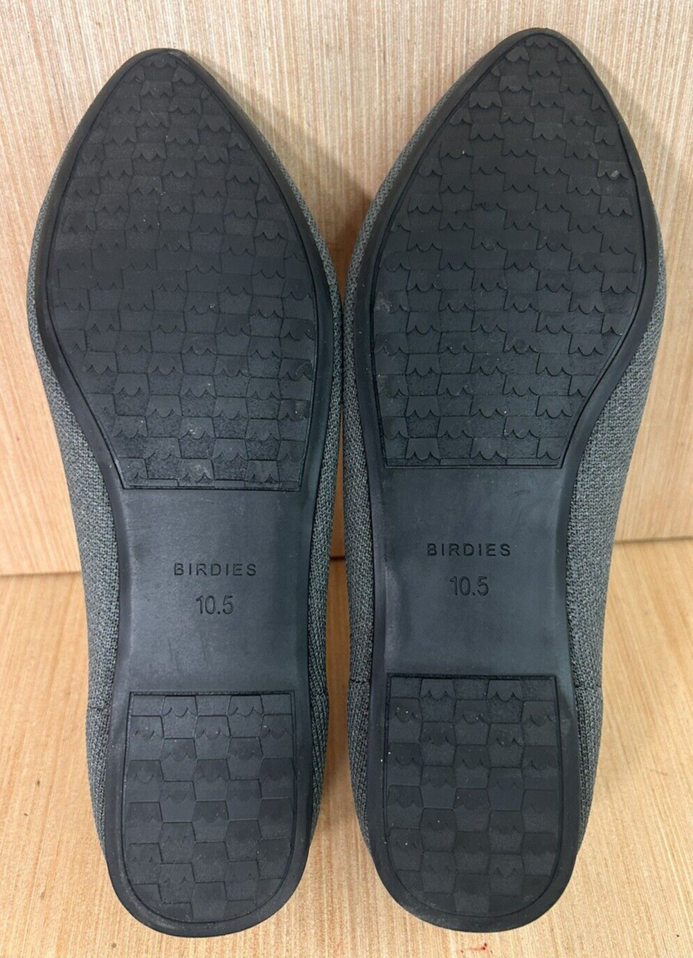 Judy + Birdies The Blackbird Heather Gray Knit Fabric Loafer Women’s Size 10.5
