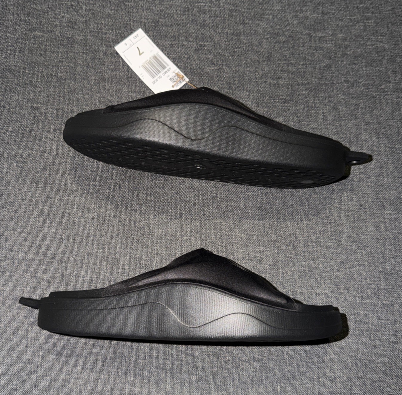 NWT Adidas X Stella McCartney Unisex Slide Black With Logo JS0265 US Size 7