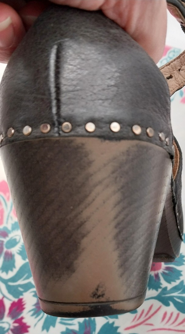 Dansko Black Slip-On Clogs with Adjustable Heel Strap