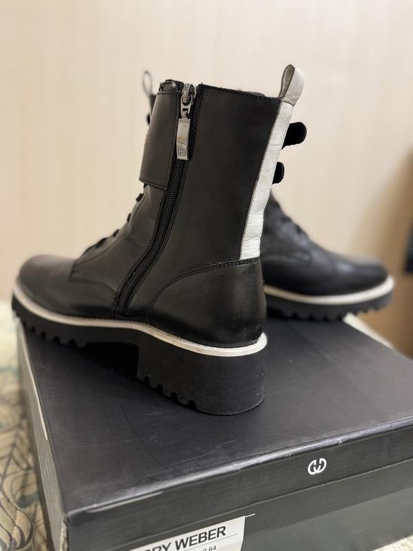 Women Gerry Weber boots black leather 41