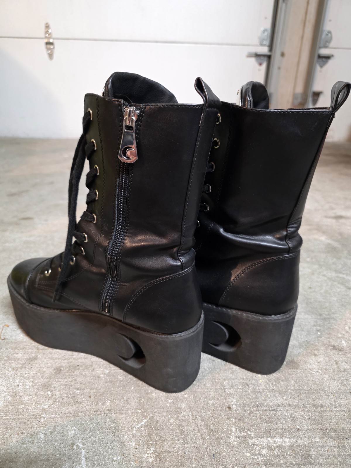 KILLSTAR Eternal Eclipse – Black Platform Mid-Calf Boots