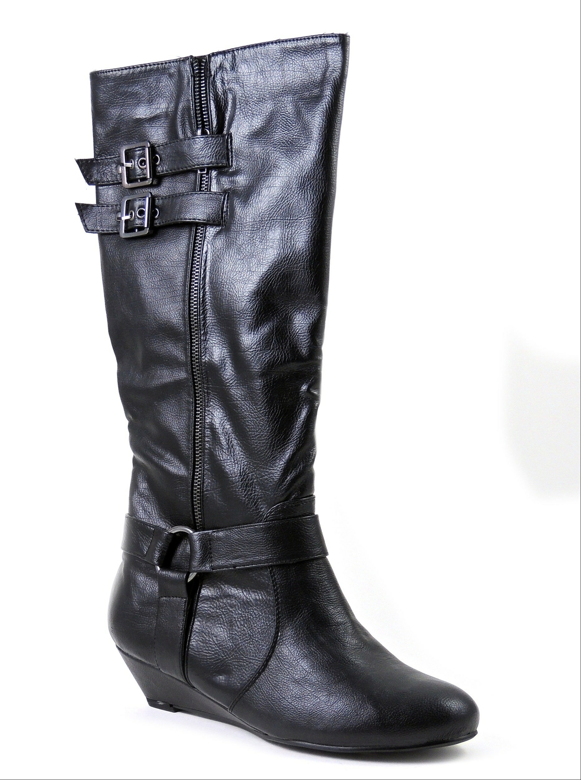 Material Girl Women’s Pacer Fashion – Knee-High Black Size 10 Medium (B, M)