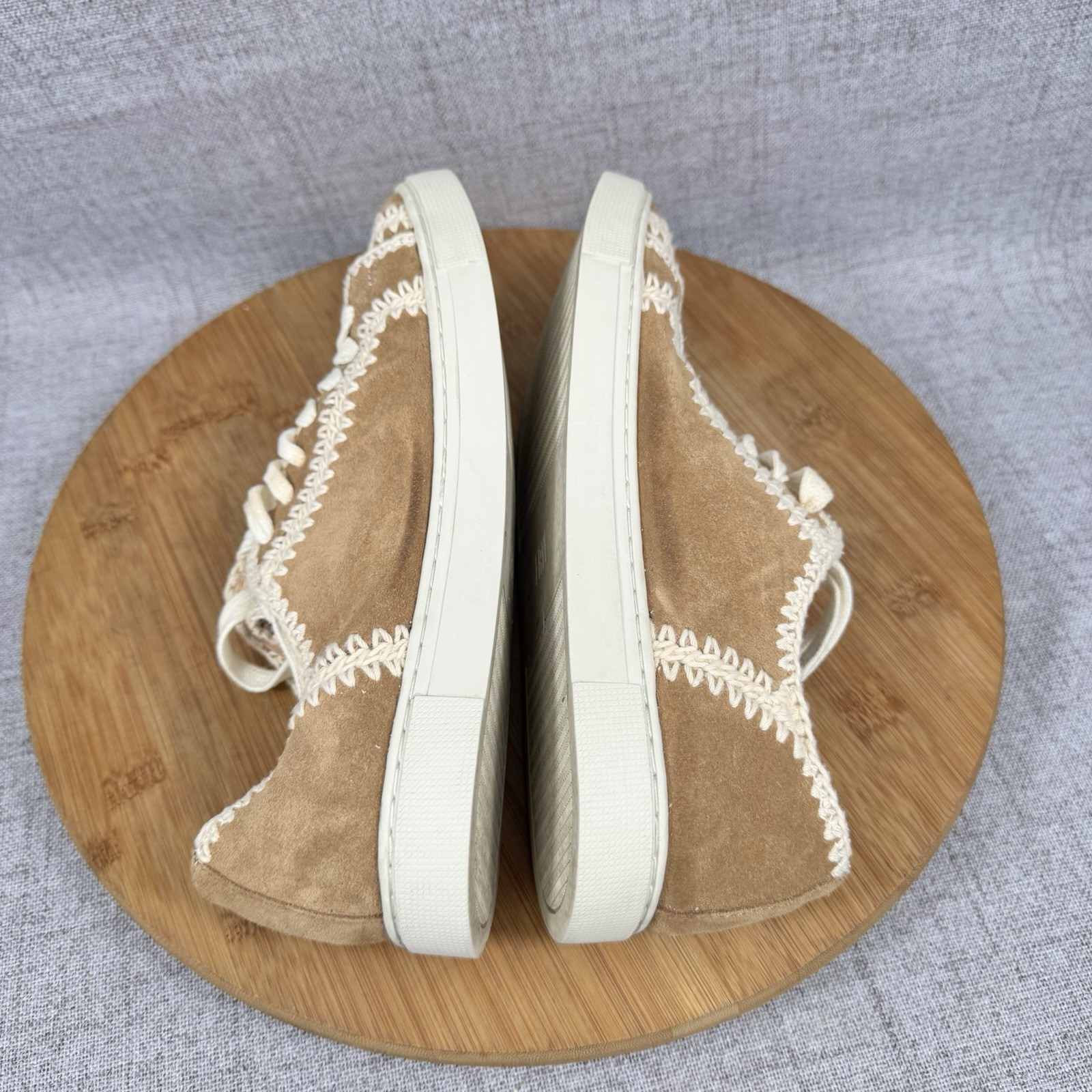 Frye Ivy Crochet Low Sneakers Shoes Womens 7 M Lace Up Fashion Casual Comfort