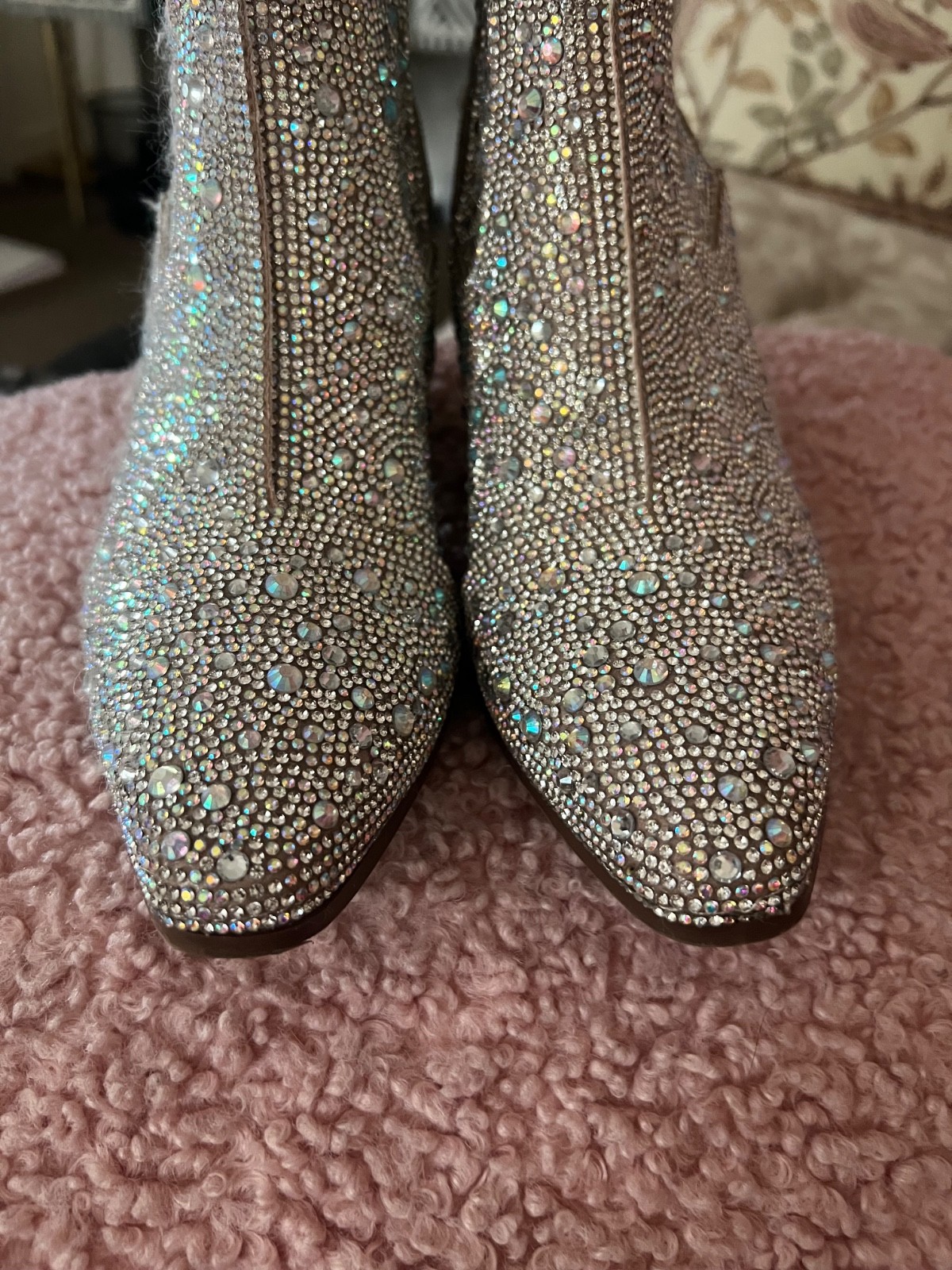 Sincerely Jules Band of Gypsies Bravo Rhinestone Cowboy Boots Sz 8