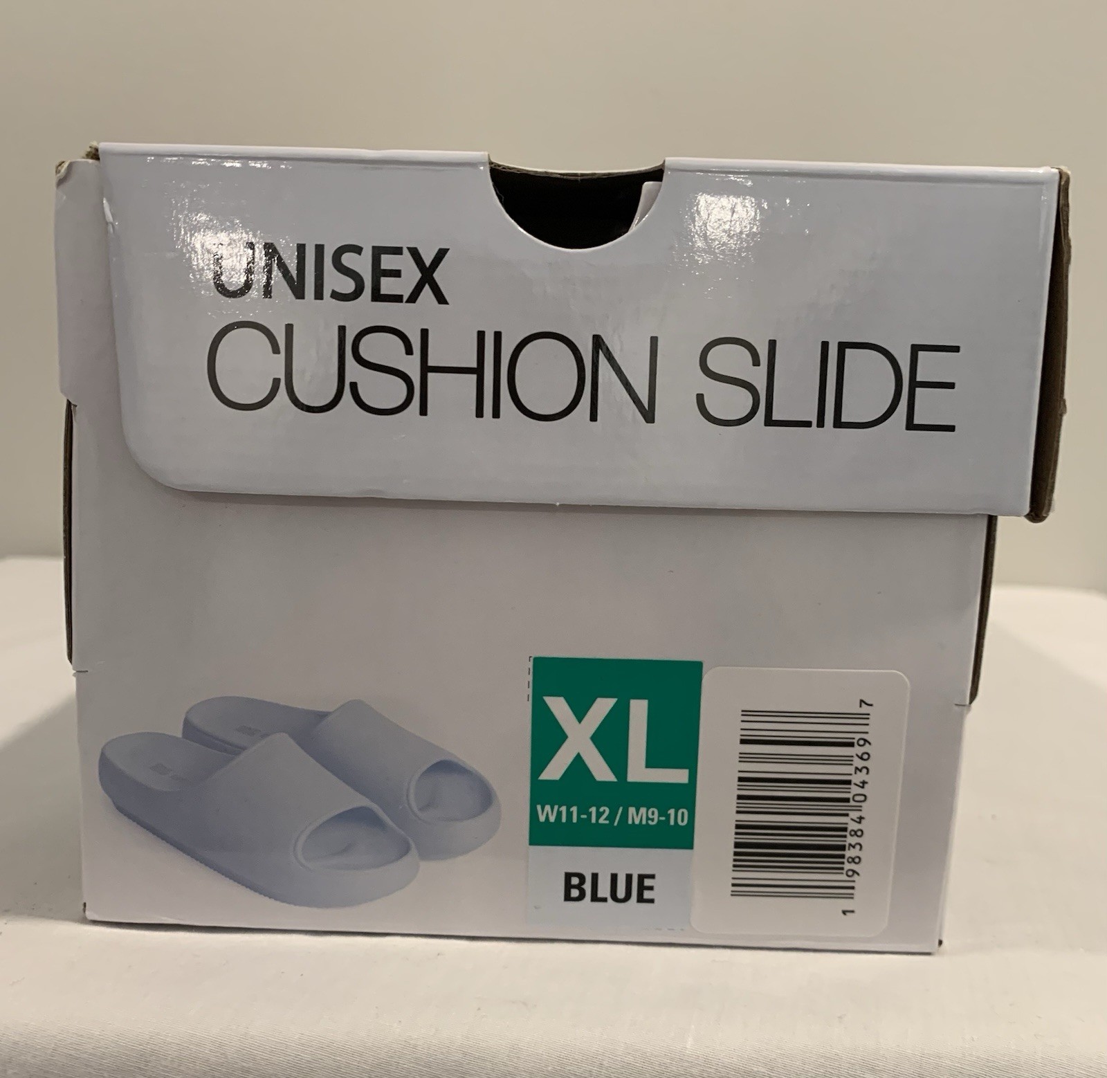 32 Degrees Cool Unisex Cushion Slide Sandals XL Light Blue W11-12/M9-10 NIB