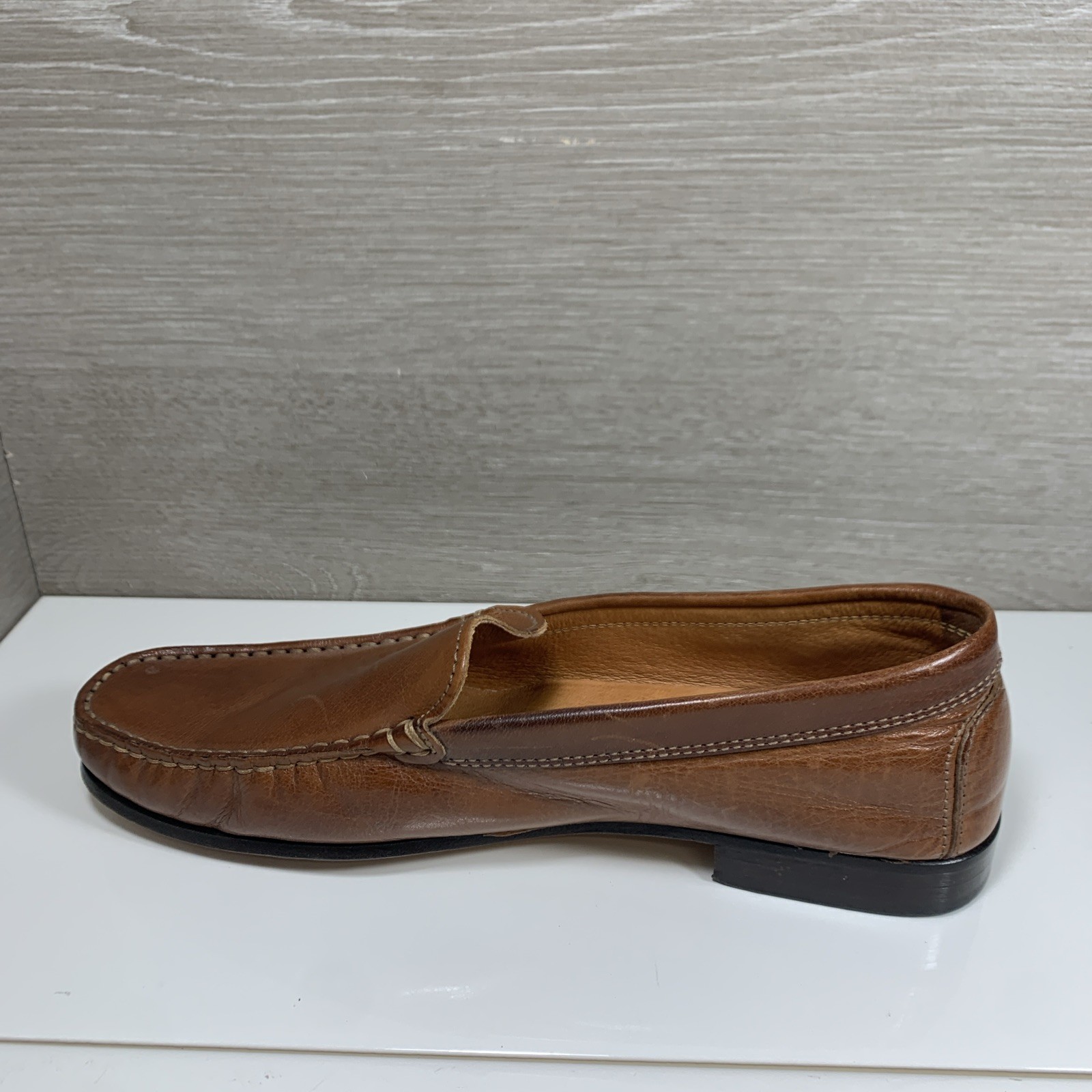 Russell & Bromley Brown Leather Loafer Size EU 38 UK 5.5 US 7.5