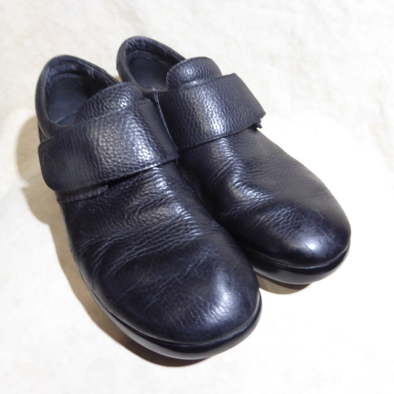 🩰 Propet Monk Strap Slip-On Comfort Loafers sz 9 M Rich Black Leather