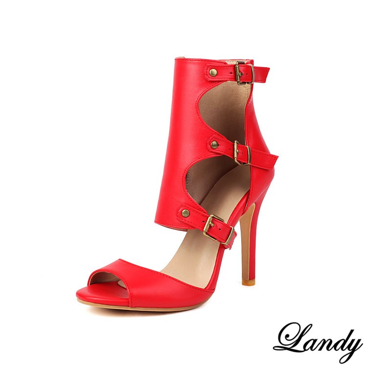 Women’s Roma Gladiator Ankle Boots Summer High Heel Shoes Buckle Sandals Sexy