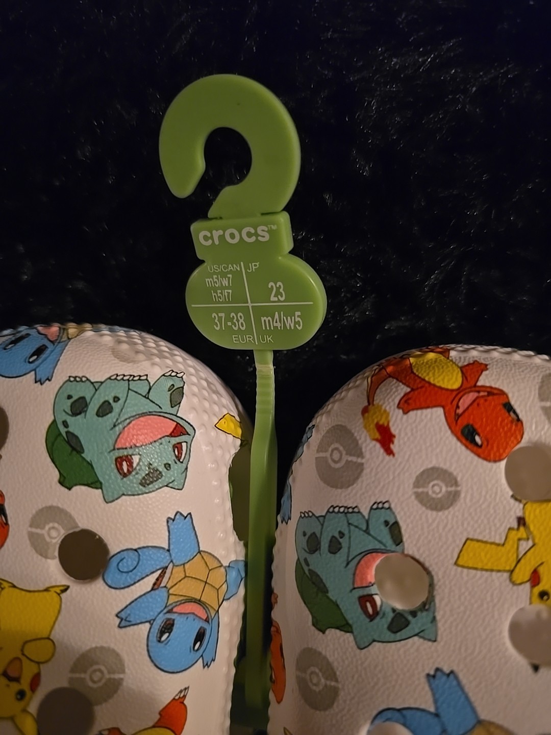 Crocs Unisex Adult Sizes Classic Pokemon 2 Clog 207765-94S New Pikachu Squirtle