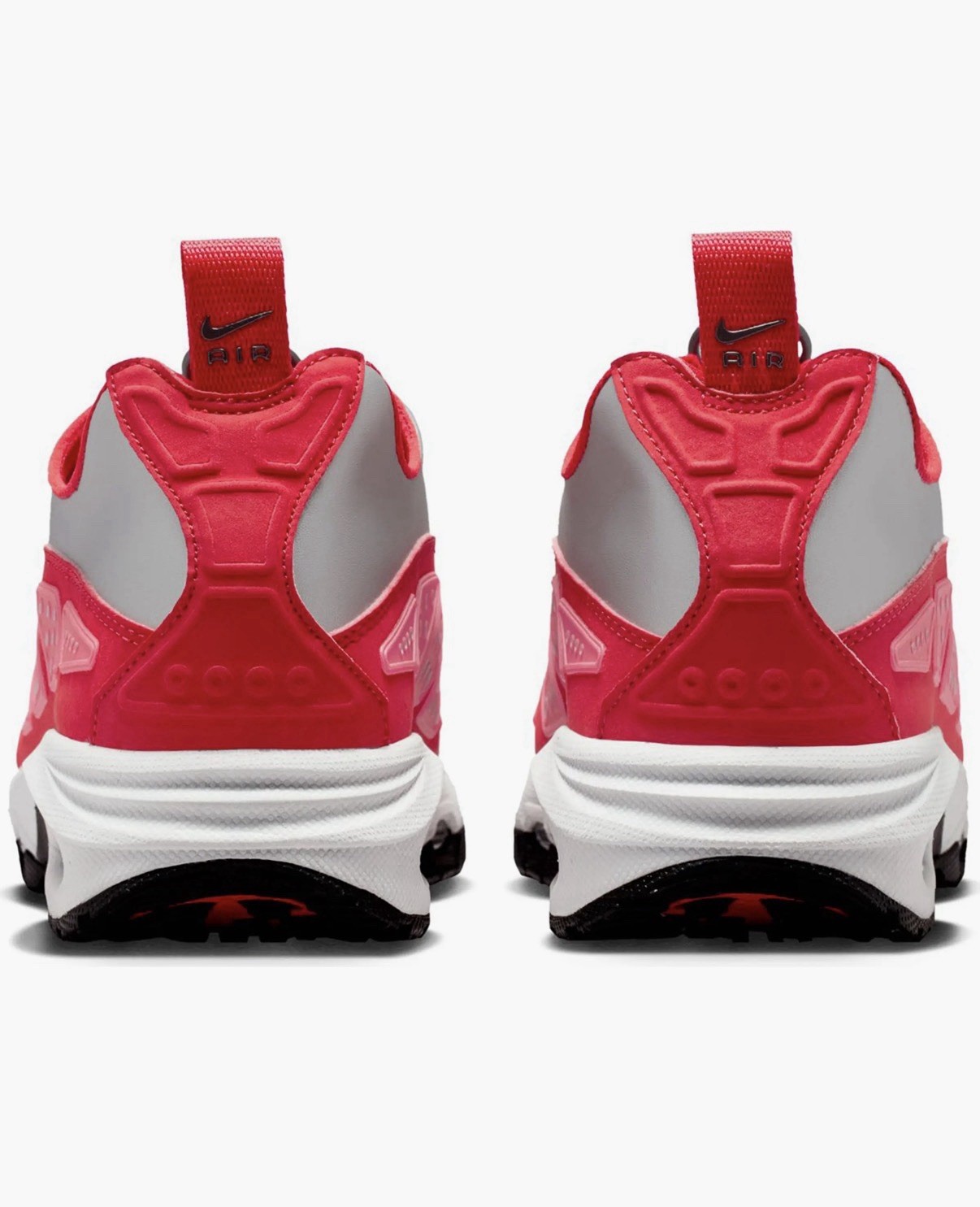 Nike Unisex Adults Red/Silver/Black Colorblock Low Top Zip Reflective Sneakers