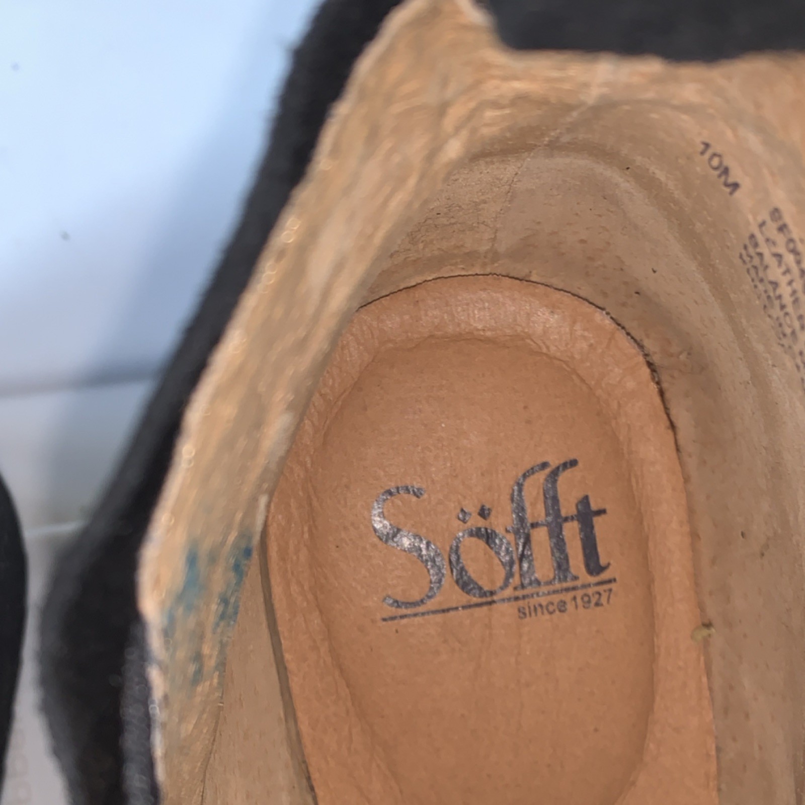 Söfft Black Suede Pull Tab 2.5 “Wedge Comfort Ankle Bootie Women Sz10