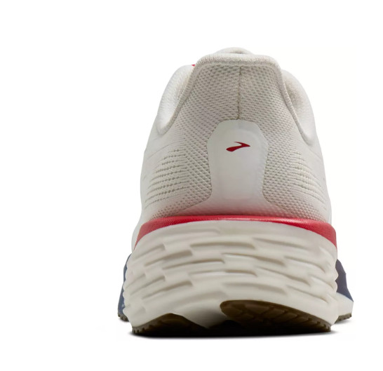 Brooks Women’s Launch 12 Running Shoes – White/Red/Blue