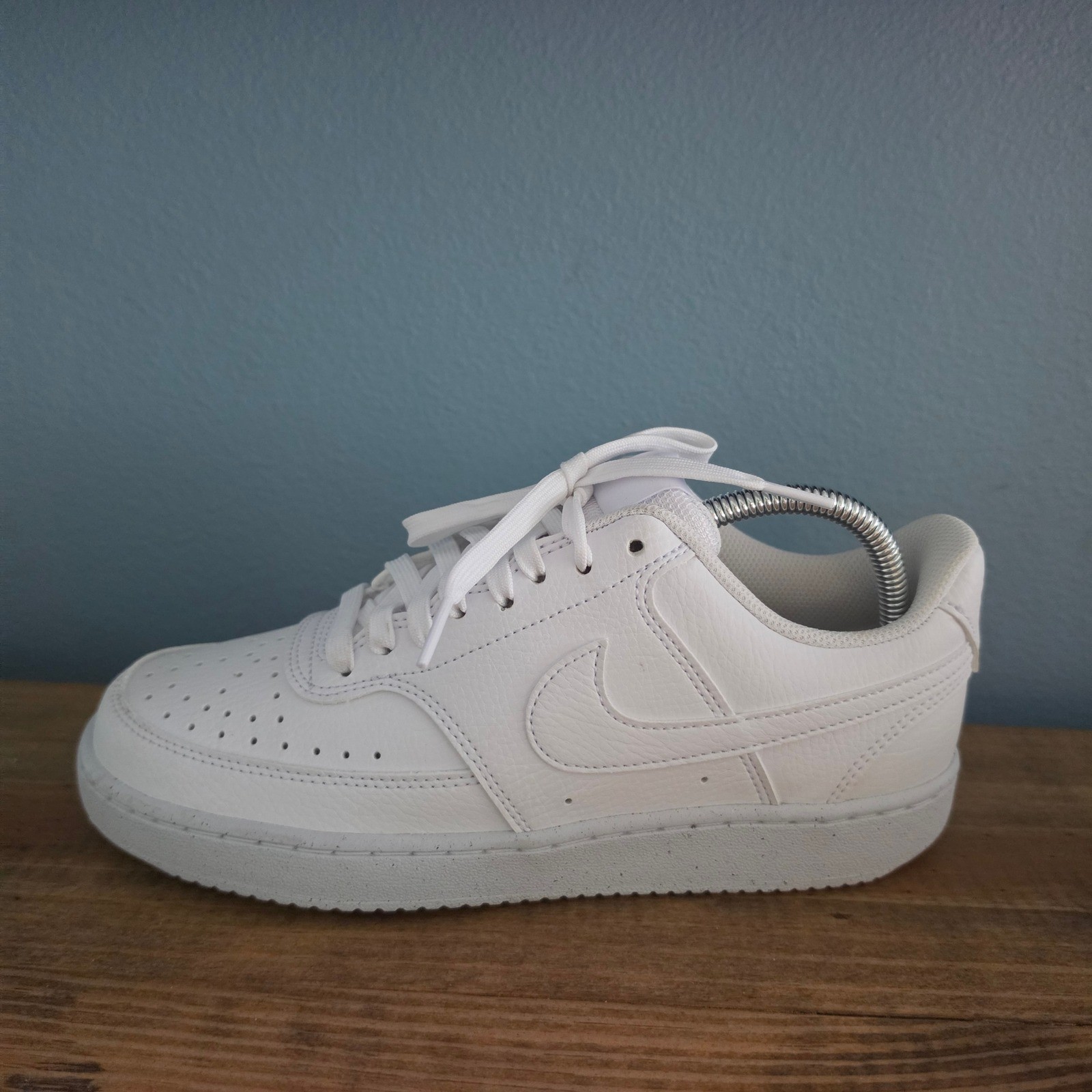Nike Womens Court Vision Low Next Nature White Sneakers DH3158-100 Size 8.5