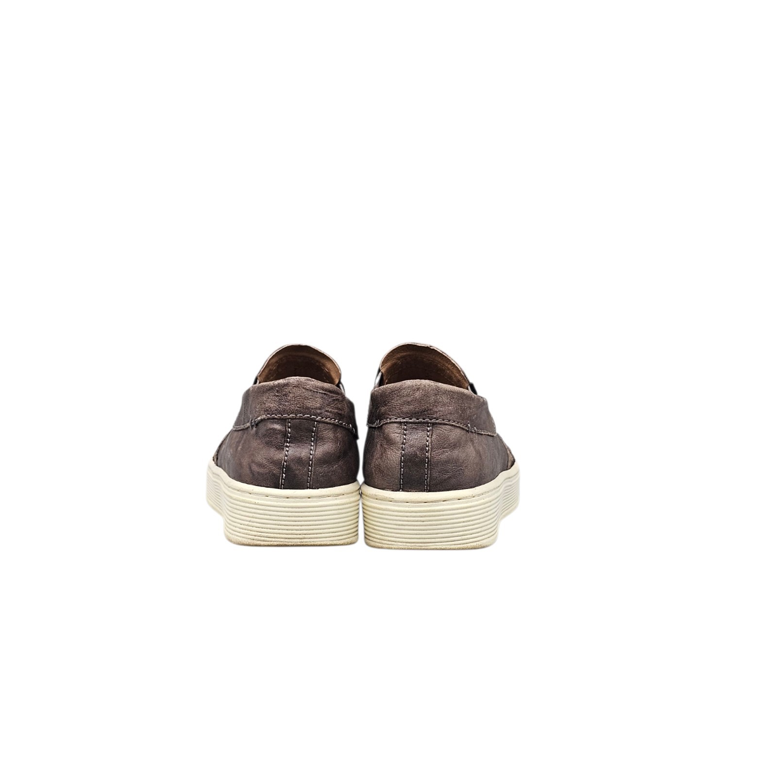 Sofft Women’s Size 9 M Somers Brown Textured Leather Slip On Sneakers Shoes