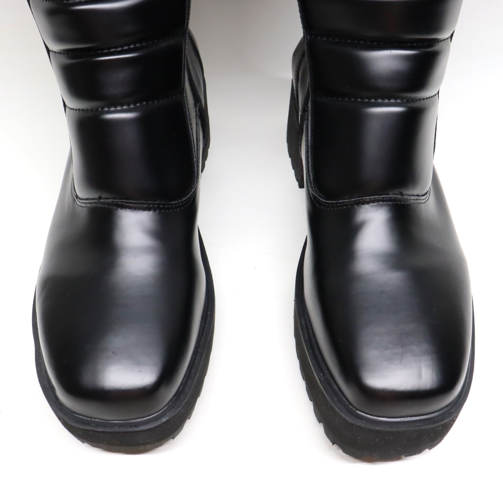 Nasty Gal Black Chunky Boots Womens Size 7 Grunge Punk Goth Halloween Platform