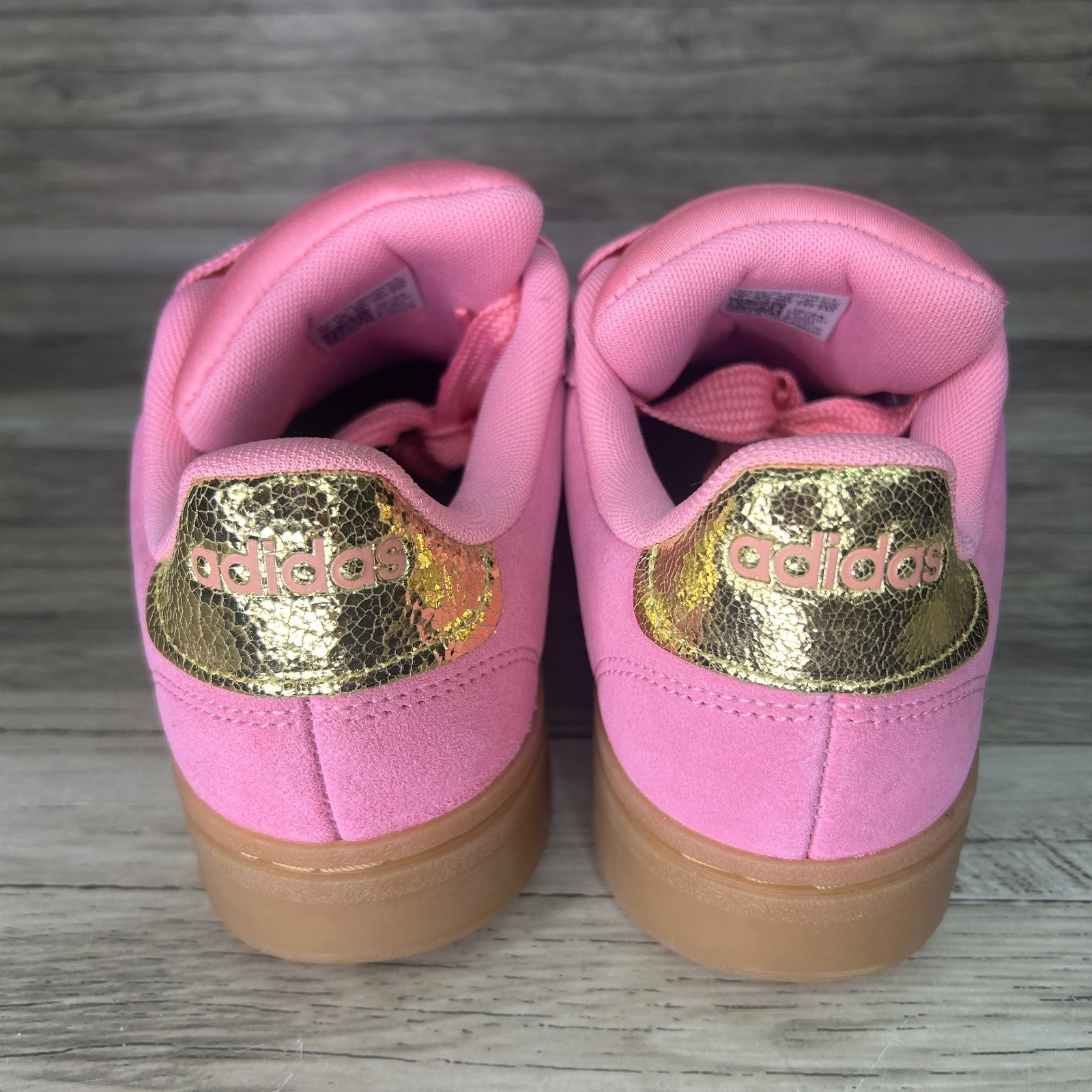 Adidas Grand Court Alpha 00s Bliss Pink Black Gold JH8669 Women Size 7