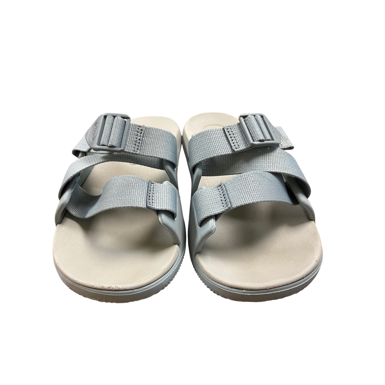 CHACO Chillos Slide Sandal Women Sz 8 Gray Gorpcore Beach Pool Granola Travel