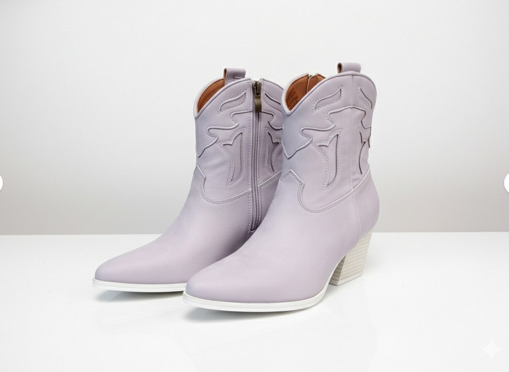 Beast Fashion Women’s Western Lilac Bootie Select Size