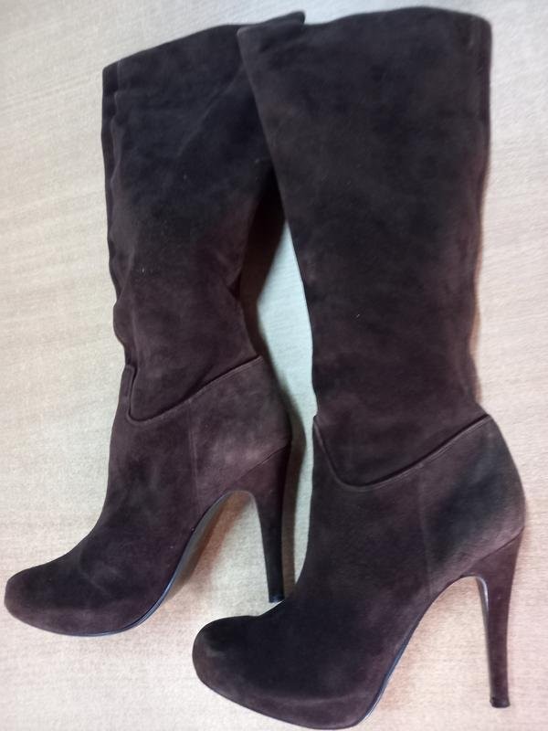 women boots brown nubuck 40