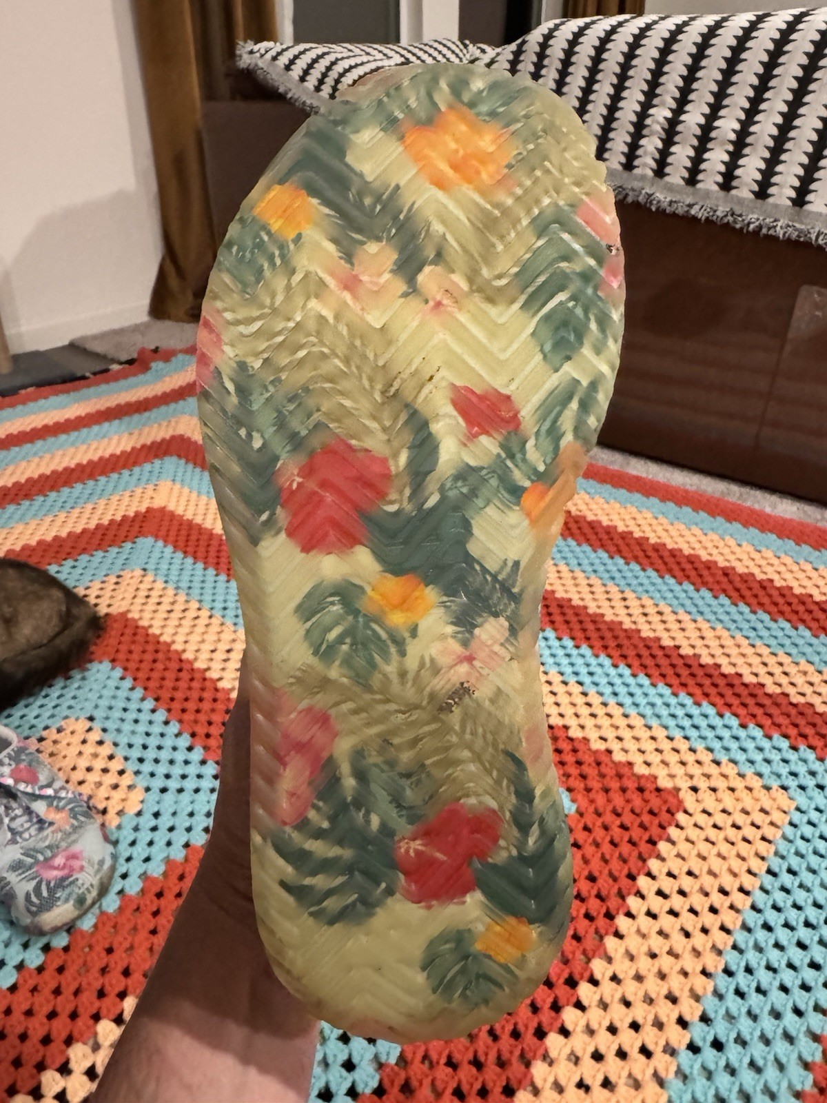 NOBULL Women’s Training Shoes Size 8.0 Blue Floral Pattern