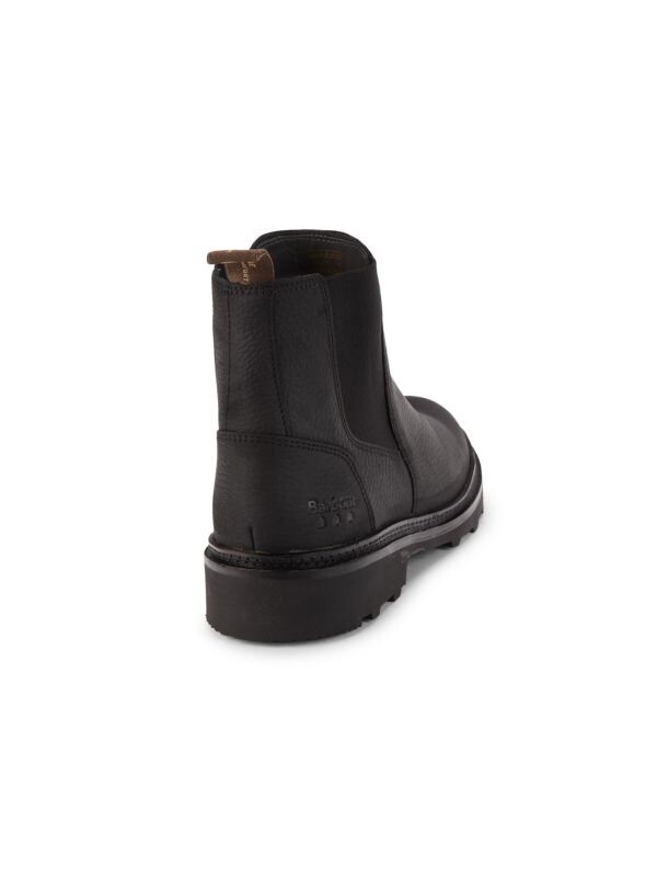 NEW BARBOUR ELLSION BLACK LEATHER CHELSEA LUG UNISEX BOOTS SIZE 6 $230 :