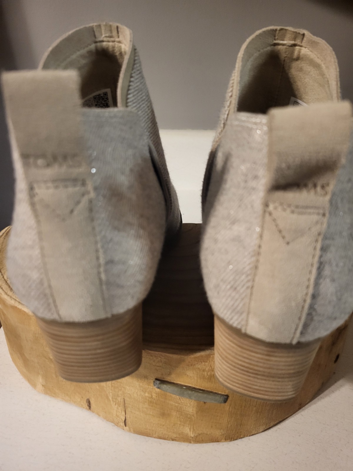 Toms Kaia Wedge Heel Womens Bootie Size 9.5