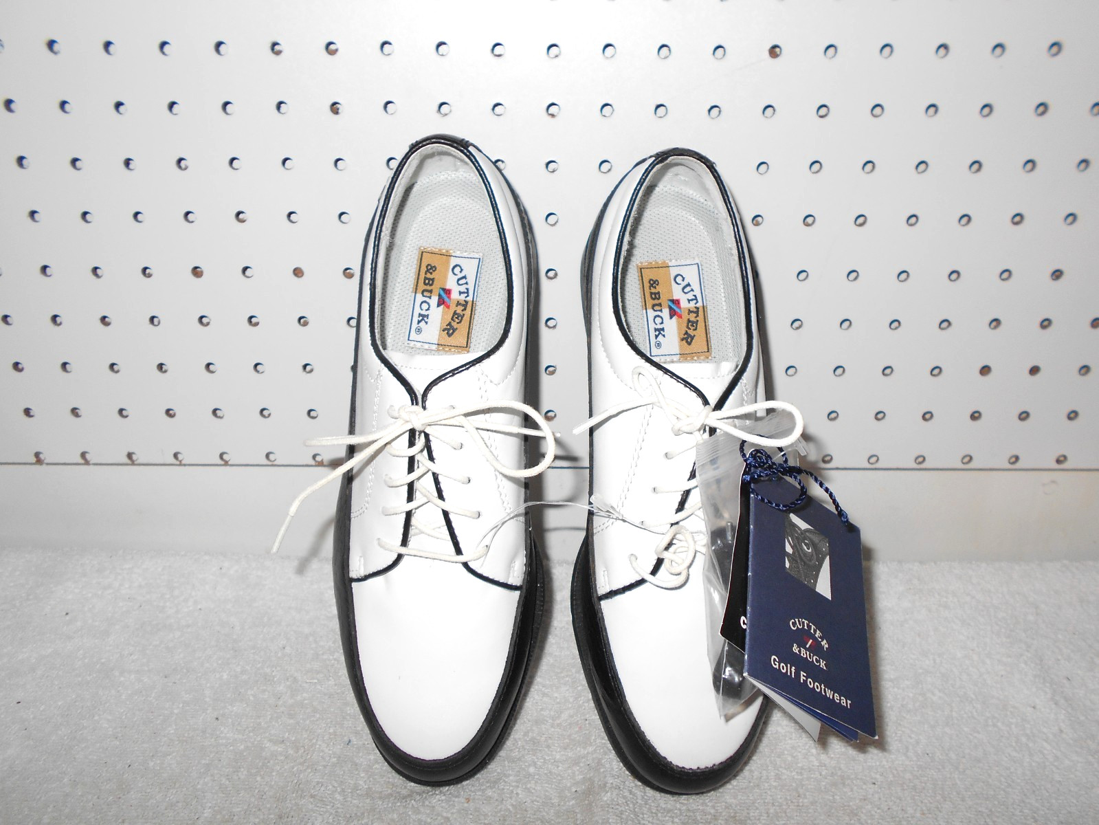 2000 VTG CUTTER & BUCK NEW! W/TAGS WOMENS 7 CLASSIC LEATHER GOLF SHOES