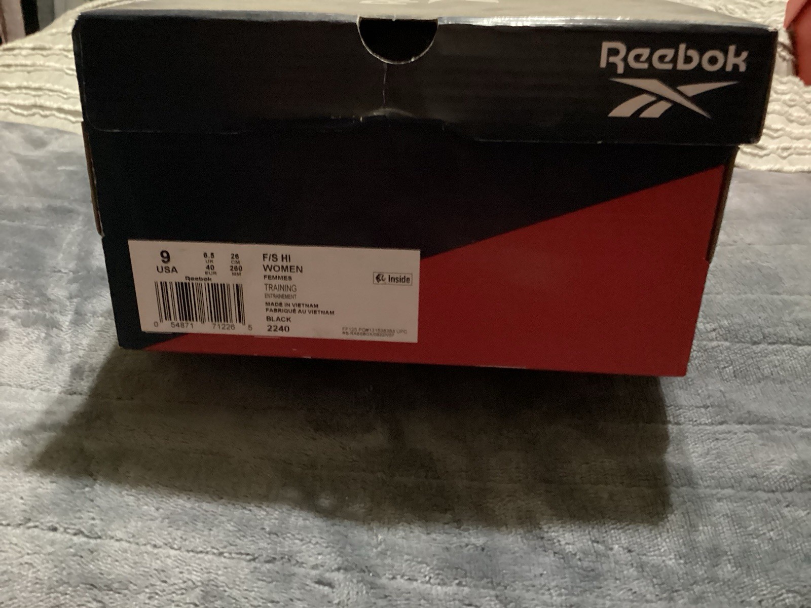 Women’s Reebok Freestyle Hi Black High Top Lace-Up Strap Athletic Sneakers