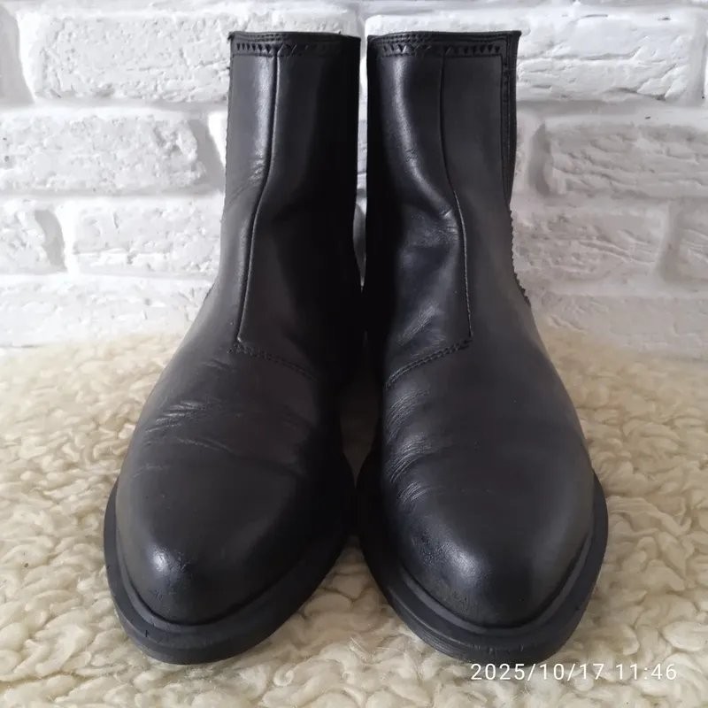 Women Dr Martens boots black leather 38 #3KWW