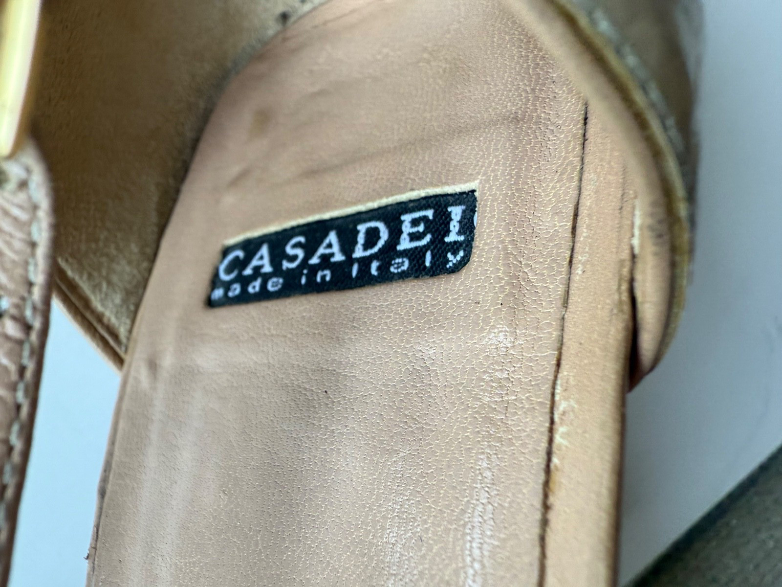 CASADEI Platform Ankle Strap High Heels Sz 7.5