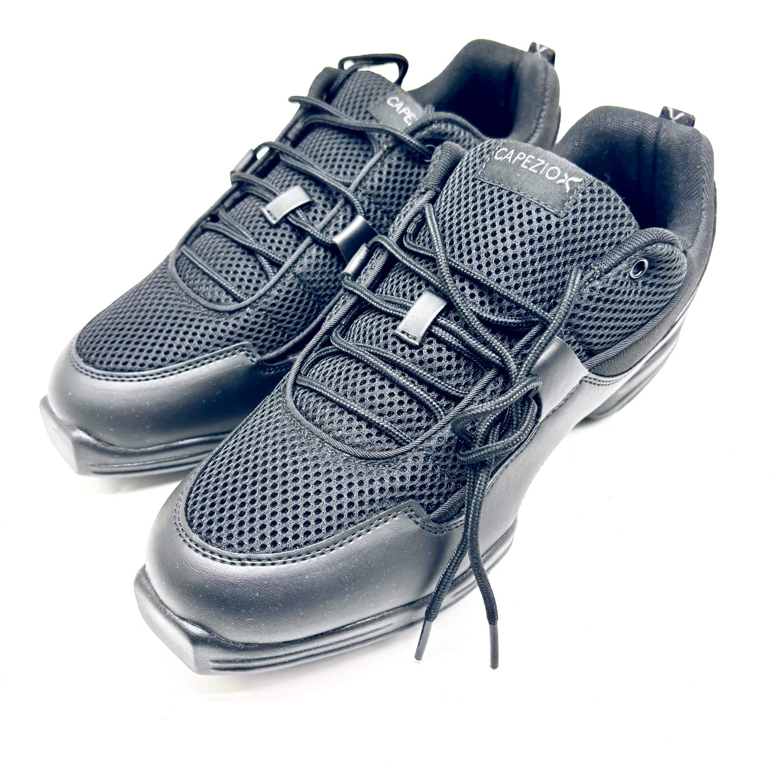 Capezio Fierce Dansneaker Women’s Black Lace Up Dance Shoes Size 12M