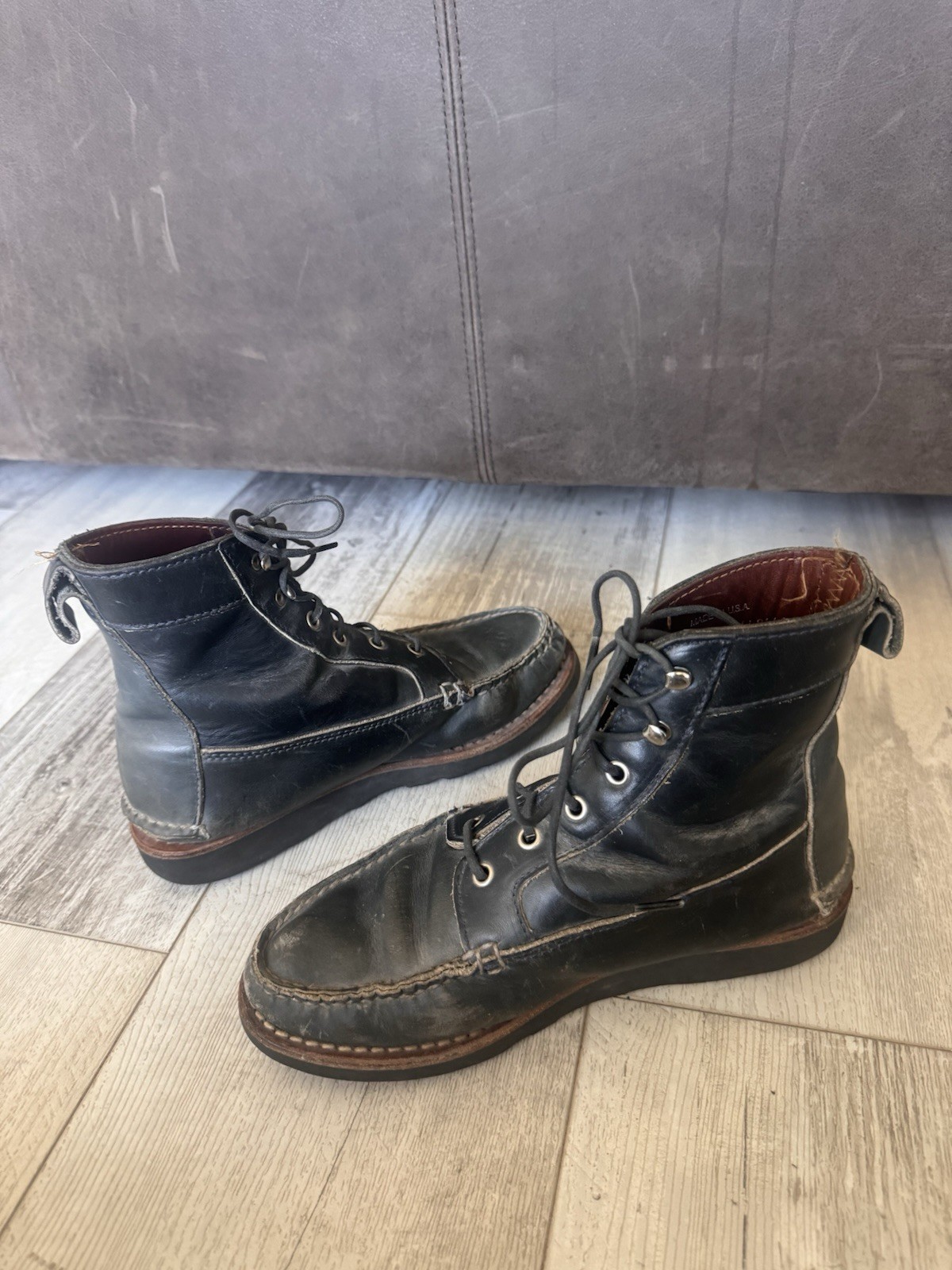 Vintage Hunting Duck Boots Women’s Size 6 Made in USA Leather Vibram Soles