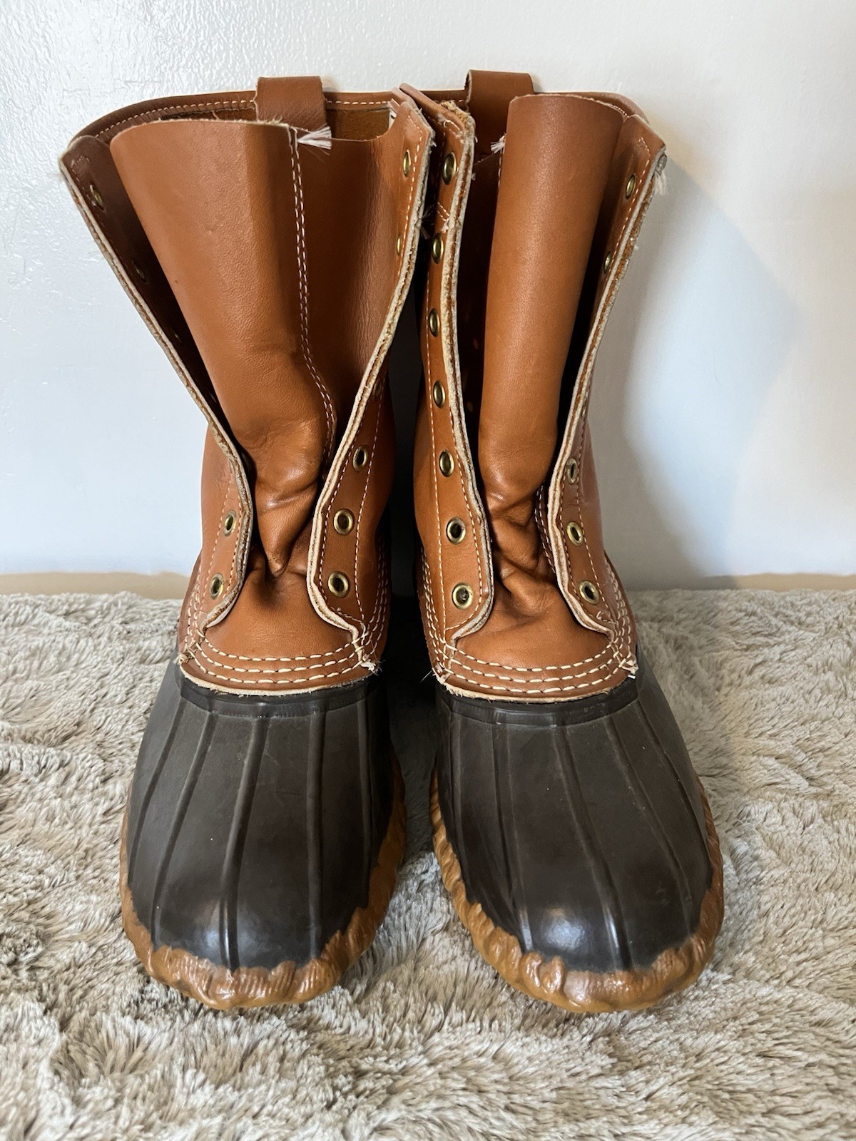 LL Bean Duck Boots Woman’s Size 8 Fall Spring Summer EUC No Flaws Vintage 90s