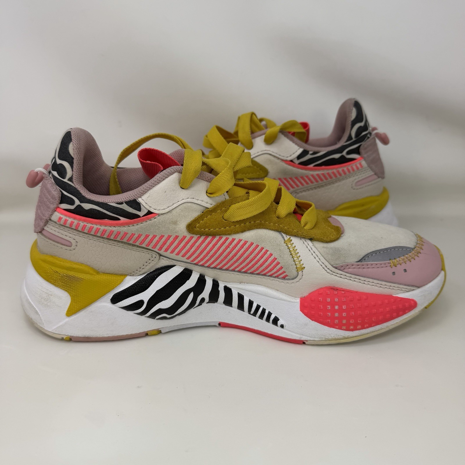Puma RS-X Unexpected Mix Zebra Athletic Shoes Multicolor Women’s Size 9