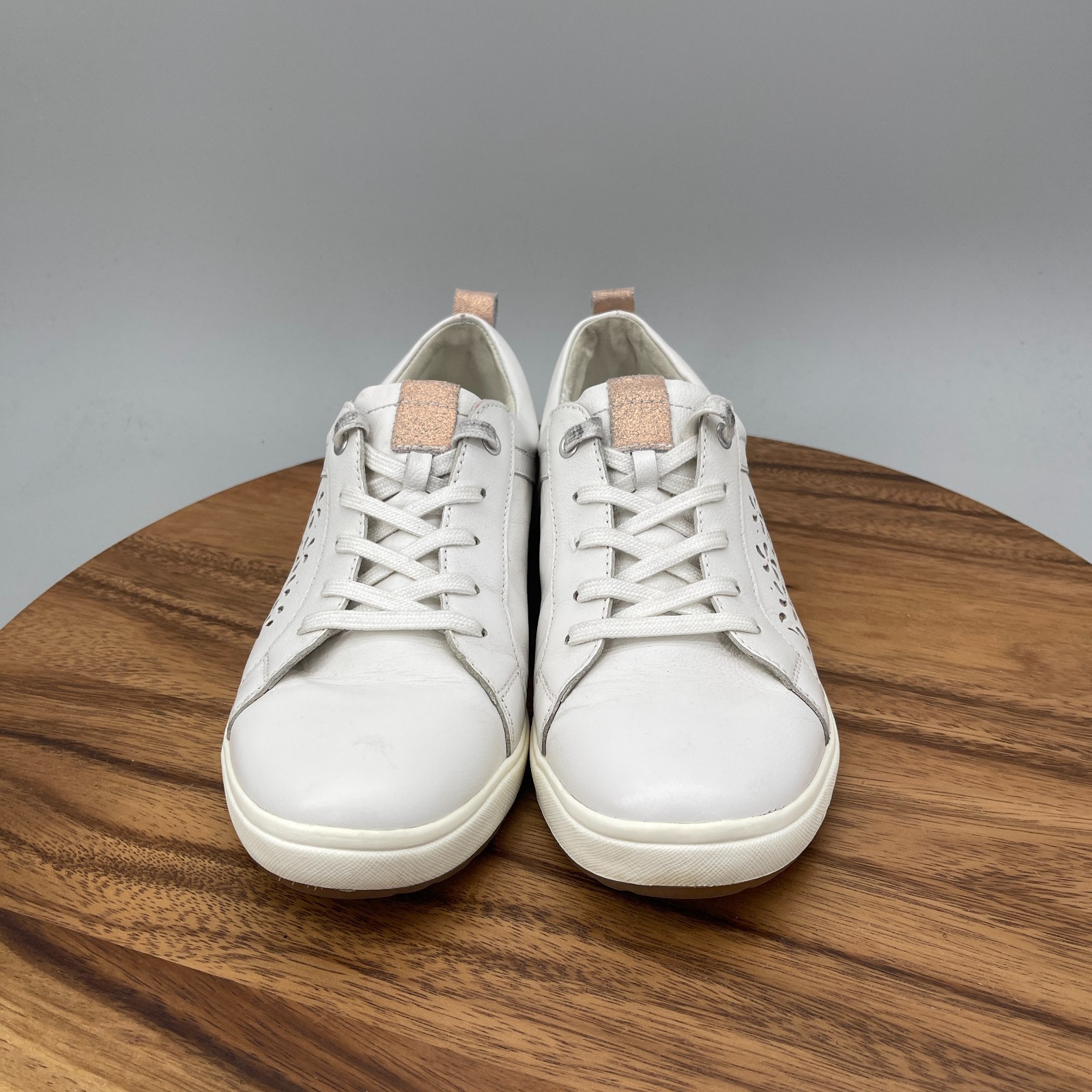 Josef Seibel Caren 06 Shoes Womens Size 8 / 39 White Leather Casual Comfort
