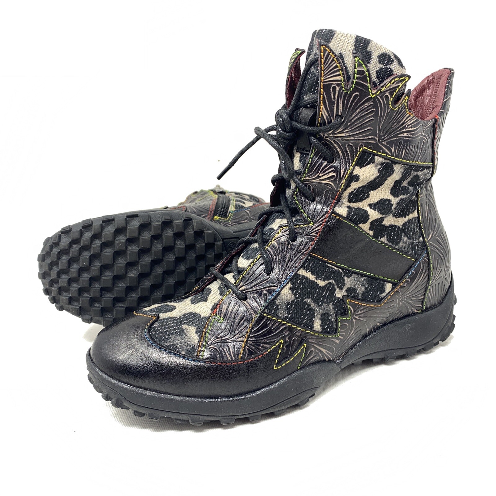 Spring Step L’Artiste Ileana Leather Boots Winter Side Zip Sz 36 US 6 M