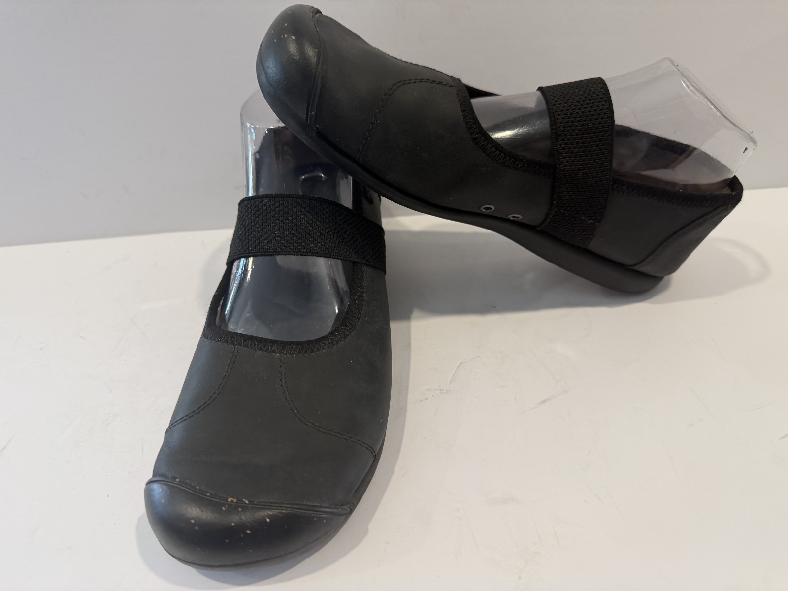Keen Sienna Canvas Brown Gray Mary Jane Flats Womens Sz 10 Comfort Arch